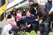 조규일 진주시장 중앙시장 북편 대통로 아케이드 조성