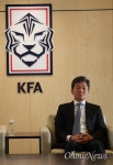 [오마이포토] 정몽규 축구협회 회장 임원회의 주재