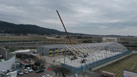 서천특화시장 임시상설시장 조성 공사, 순항... 1년 6개월 영업 가능