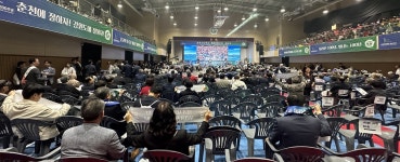 개교 100주년 춘천고, 2600명 모여 상록행진