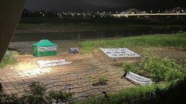 금강이 바로 낙동강이다... 천막농성이 소풍 같은 날