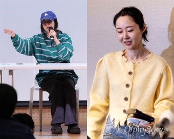 [오마이포토] 어도어 민희진 대표, 달라진 분위기