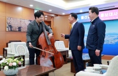 런던 심포니 첫 한국인 종신단원 임채문, 울산시 홍보대사로
