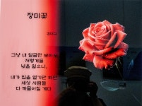 얼핏 보면 꽃밭인 시화전... 관람객들이 기뻐하길