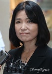 [오마이포토] 청문회 준비 위해 첫 출근하는 이진숙 후보자