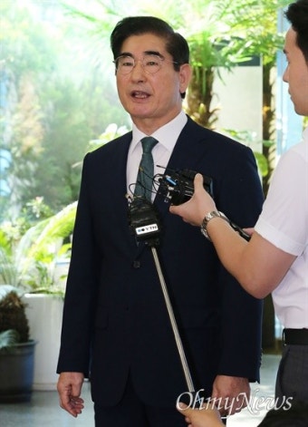 [오마이포토] 첫 출근하는 김용현 국방부 장관 후보자