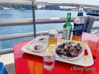 홍도 명물 해녀포차에 생선회가 없는 까닭