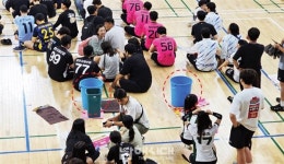 빗물 새는 실내체육관인데 전국체전 가능합니까