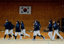폭설이 와도... 여자야구 대표팀은 묵묵히 땀 흘린다
