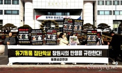 동물공감연대 유기동물 집단학살 말라