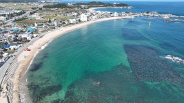 확 달라진 해변... 불안에 떠는 고성군 주민들