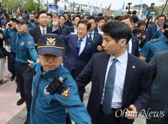 대통령선거 최대 변수는 이재명 경호? 