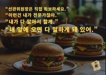내 앞에 오면 다 말하게 돼 있어 롯데리아  회동 참석자의 증언