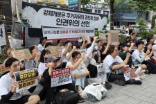 기독청년반빈곤연대활동, 서울 성북구청 앞에서 2025 도시빈민연대 예배 열어