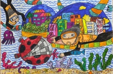 제9회 오지호 미술공모전 대상에 화순초  5학년 전진하 학생