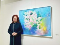 행복한 화가가 꿈인 그녀의 특별한 개인전
