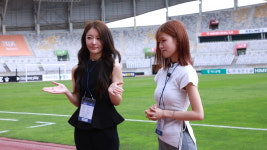 이유나, 화성FC와 함께하는 잇씬 포토키오스크 캠페인 참여