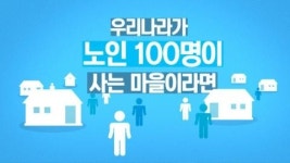 우리나라가 100인의 노인이 사는 마을이라면...