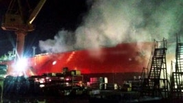 거제 옥포조선소에서 2달 만에 또 불