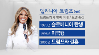 '세 번째 아내' 멜라니아 트럼프, 백악관 입성하나