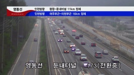[고속도로 교통상황] 상·하행선 양방향 정체 이어져