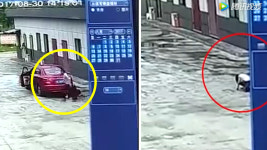 주차장에서 놀던 9살 딸 실수로 치어 죽인 아버지