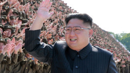 김정은, 군 청년동맹 행사 참석