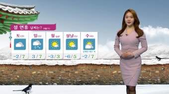 [날씨] 설 연휴 첫날 흐림...미세먼지 주의