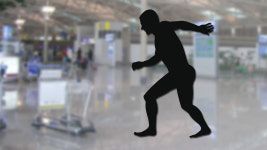 새벽 인천공항 알몸 활보 30대 노숙인 입건