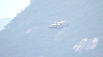 [속보] 문재인 대통령 전용 헬기 DMZ 향해 이륙