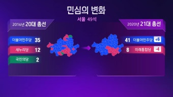 [4·15 총선 결과] 민심이 이렇게 변했습니다