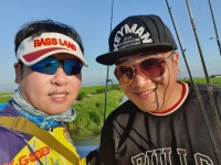 저수위 삽교호, 석축 브레이크 라인을 크랭크 베이트로 노렸더니 런커가!