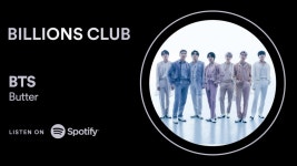 방탄소년단 'Butter', 스포티파이 누적 재생 수 10억 달성