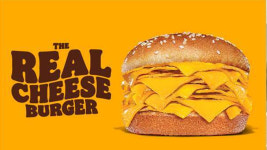 고기·야채 없이 치즈만 20장 버거킹 치즈버거 무슨 맛일까