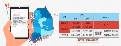잠 다 깼네, 여긴 서울인데 왜...재난문자 전국에 울린 이유 있었다