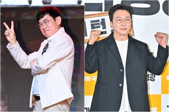 2025년 8월 7일, SBS 새 예능 한탕 프로젝트 마이 턴 출연자 이경규와 박지현, 예능 복귀한 일곱 명의 출연자들이 화려한 무대 펼쳐요