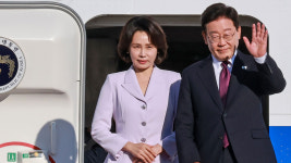 [속보] 이 대통령, 멕시코 도착...16년 만에 '국빈 방문'