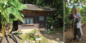 지리산 빗점골 나무집에서 25년 째 수행중인 스님