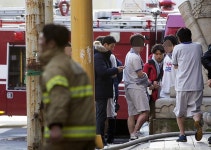 서울 용산 찜질방 화재…20명 연기흡입