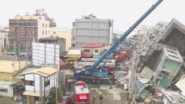 타이완 강진 사망자 최소 39명…골든타임 임박 최악참사 우려