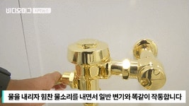 공중화장실에 황금 변기가?