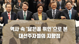 [리포트+] 역사 속 닮은꼴 위인으로 본 대선주자들의 지향점