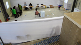 [투표현장] 풋마늘 선별장서 대통령 뽑는다…이색 투표소