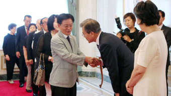 文 대통령, 유공자·보훈가족 초청 오찬…