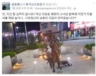 [뉴스pick] 위안부 소녀상 발목에 자물쇠 채운 30대…어처구니 없는 신고까지