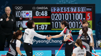 일본 여자컬링 주장 후지사와 