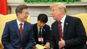 문 대통령·트럼프 회담 종료…21분간 단독·65분간 확대회담