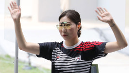 김민정, 사격 여자 25ｍ 권총 동메달