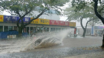 제주 남부에 시간당 120 기습폭우…피해 속출