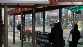 [포토] 카풀 반대 택시 파업 돌입…정류장에서 사라진 택시